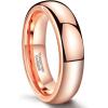 6mm rose gold plated