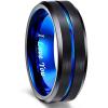 8mm Black Blue I Love You