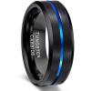 8mm Blue Black