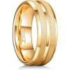 8mm Gold Plated Sandblasted