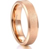 6MM Rose Gold Plated